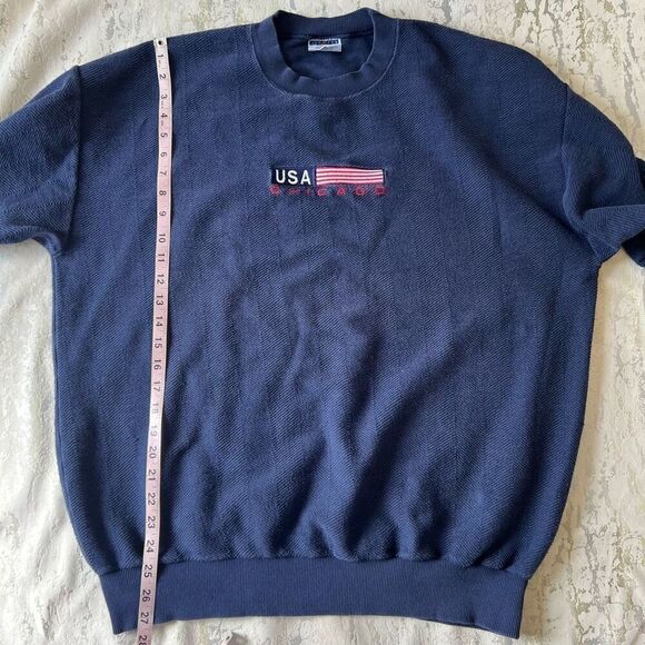 Jerez World Class Chicago 100% cotton Crewneck sweater vintage y2k 00 - Picture 8 of 11
